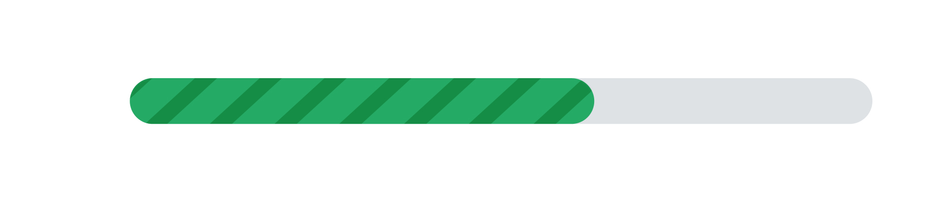 loading bar with hatched fill