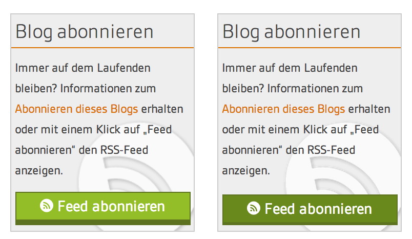 normal and active button