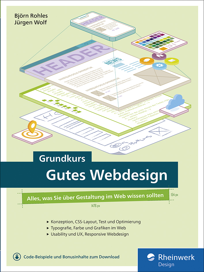 Cover of "Grundkurs gutes Webdesign"